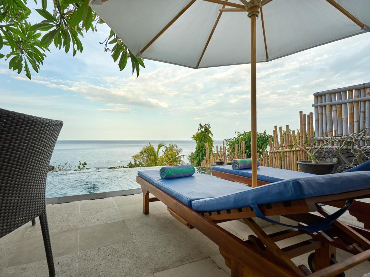 Villa Mimpi Manis Infinity Pool&180°Ocean View Амед Экстерьер фото